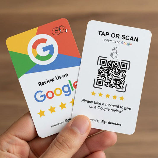 بطاقة تقييمات جوجل